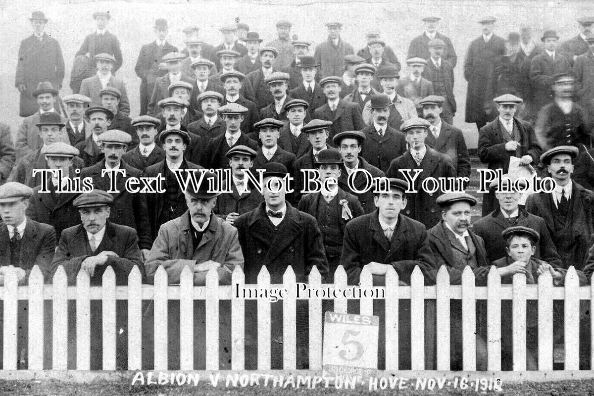 NH 2184 - Brighton Albion V Northampton  Football Club, Hove 1918