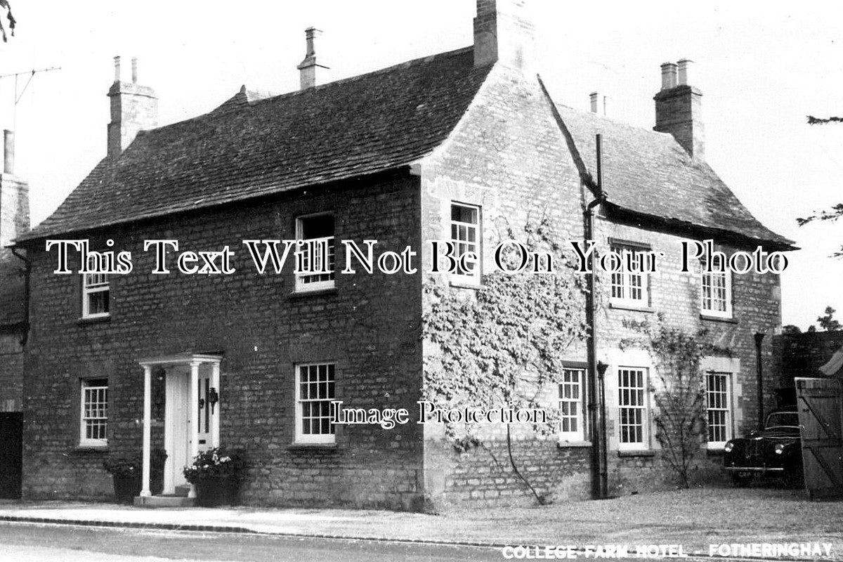 NH 2211 - College Farm Hotel, Fotheringhay, Northamptonshire c1956