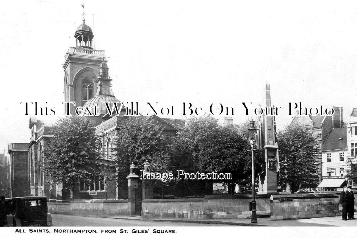 NH 2215 - All Saints Church, St Giles Square, Northampton c1930