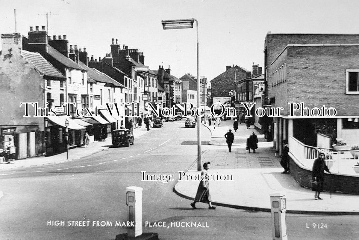 NT 1986 - High Street From Market Place, Hucknall, Nottinghamshire