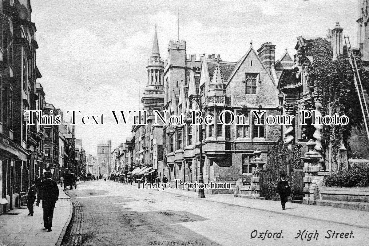 OX 1963 - High Street, Oxford, Oxfordshire c1906