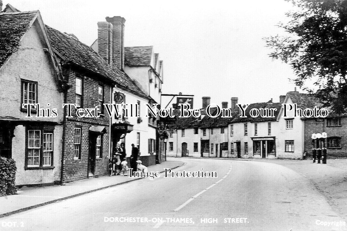 OX 1978 - High Street, Dorchester On Thames, Oxfordshire c1950