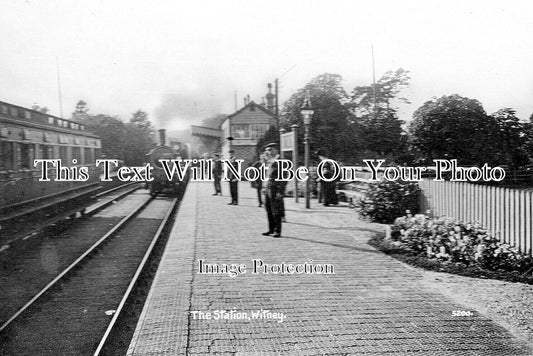 OX 1988 - Witney Railway Station, Oxfordshire c1909