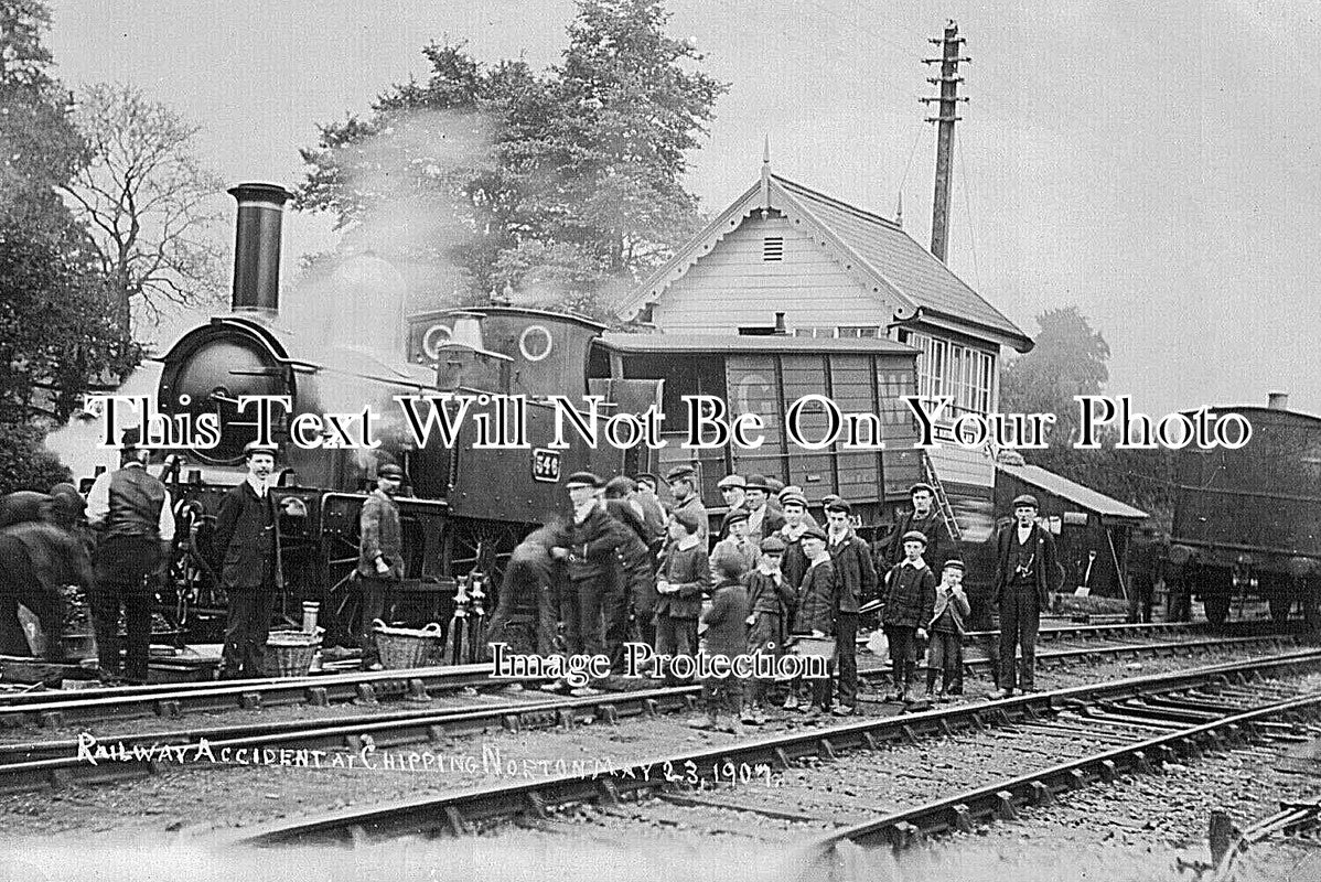 OX 2010 - Railway Accident At Chipping Norton, Oxfordshire 1907
