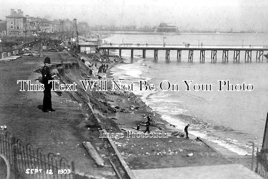 SF 4527 - Storm Damage At Lowestoft, Suffolk 1903