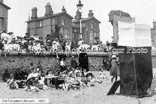 SF 4537 - The Childrens Delight, Punch & Judy, Lowestoft, Suffolk