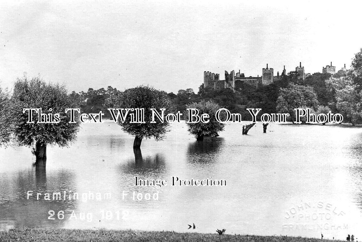 SF 4545 - Framlingham Flood, Suffolk 1912