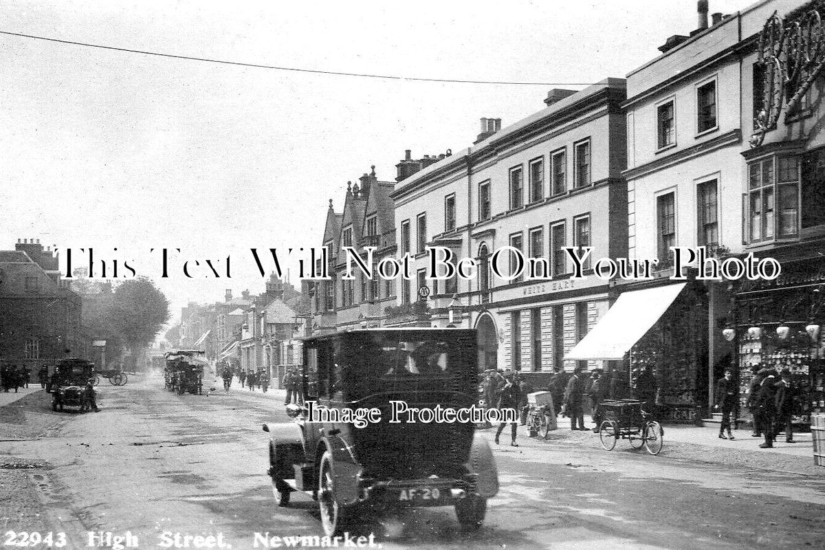 SF 4551 - High Street, Newmarket, Suffolk c1912