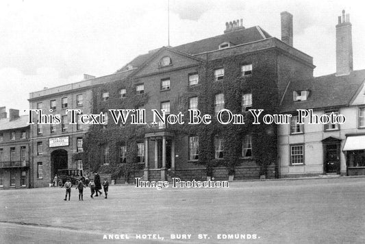 SF 4584 - The Angel Hotel, Bury St Edmunds, Suffolk c1912