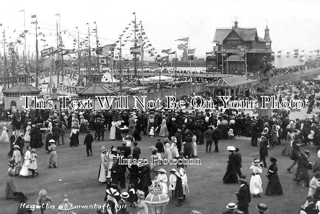 SF 4595 - Regatta At Lowestoft, Suffolk 1911