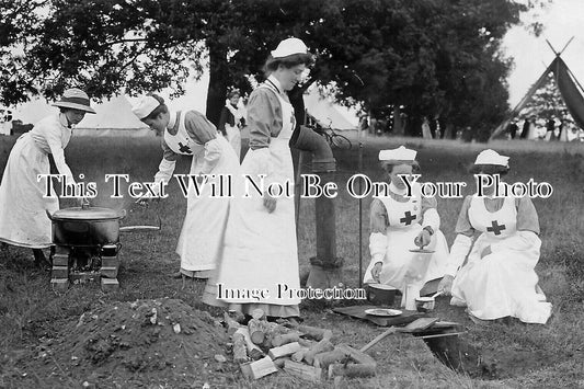 SF 4601 - Red Cross Nurses, Woodbridge Grammar School, Suffolk 1913