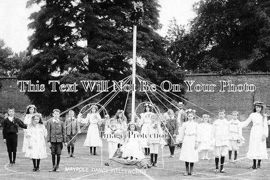 SF 4615 - Maypole Dance, Halesworth, Suffolk c1906