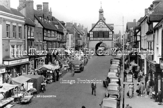 SH 1145 - High Street, Bridgnorth, Shropshire c1960