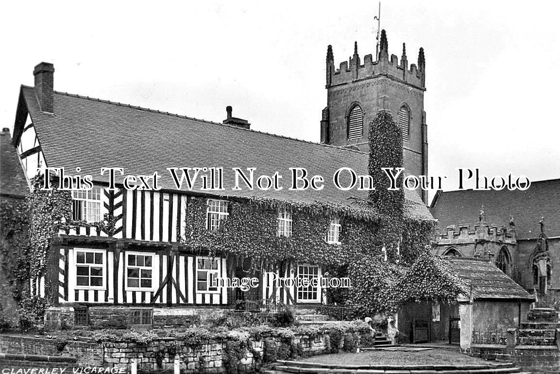 SH 1148 - Claverley Vicarage & Church, Shropshire