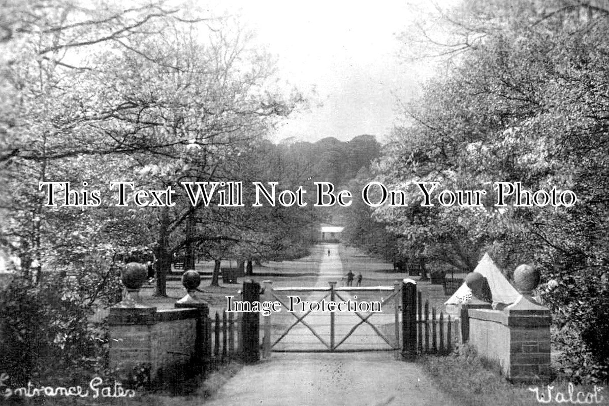 SH 1177 - Entrance Gates To Walcot Park, Shropshire