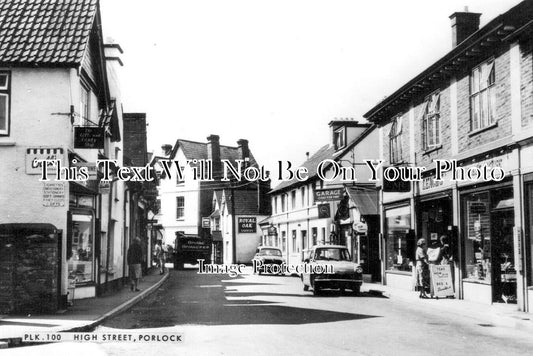 SO 3074 - High Street, Porlock, Somerset c1960