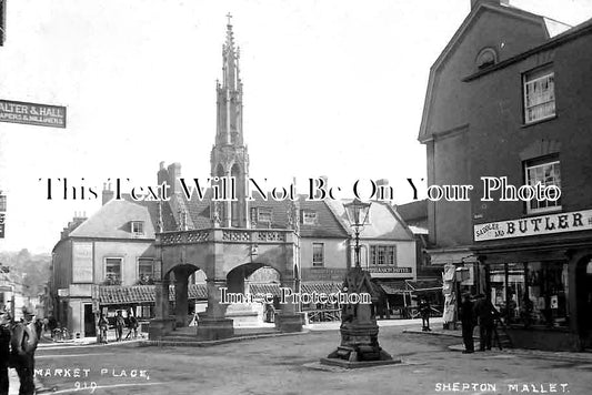 SO 3080 - Market Place, Shepton Mallet, Somerset c1912