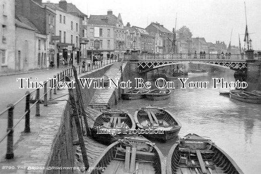 SO 3093 - The Bridge, Bridgwater, Somerset c1927