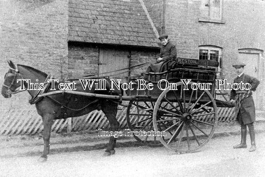 SO 3104 - Weston Butchers Cart, Somerset c1910