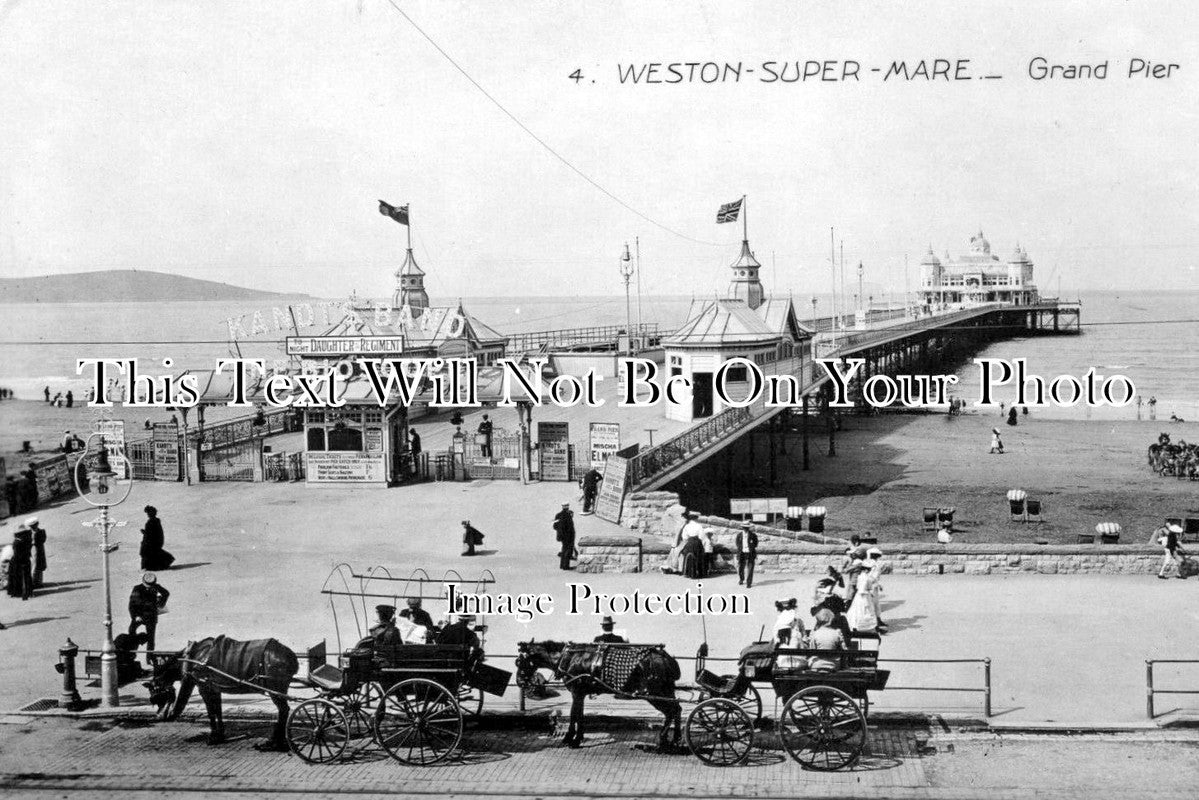 SO 3116 - The Grand Pier, Weston Super Mare, Somerset c1914