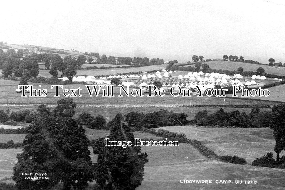 SO 3160 - Liddymore Army Camp Near Watchet, Somerset 1925