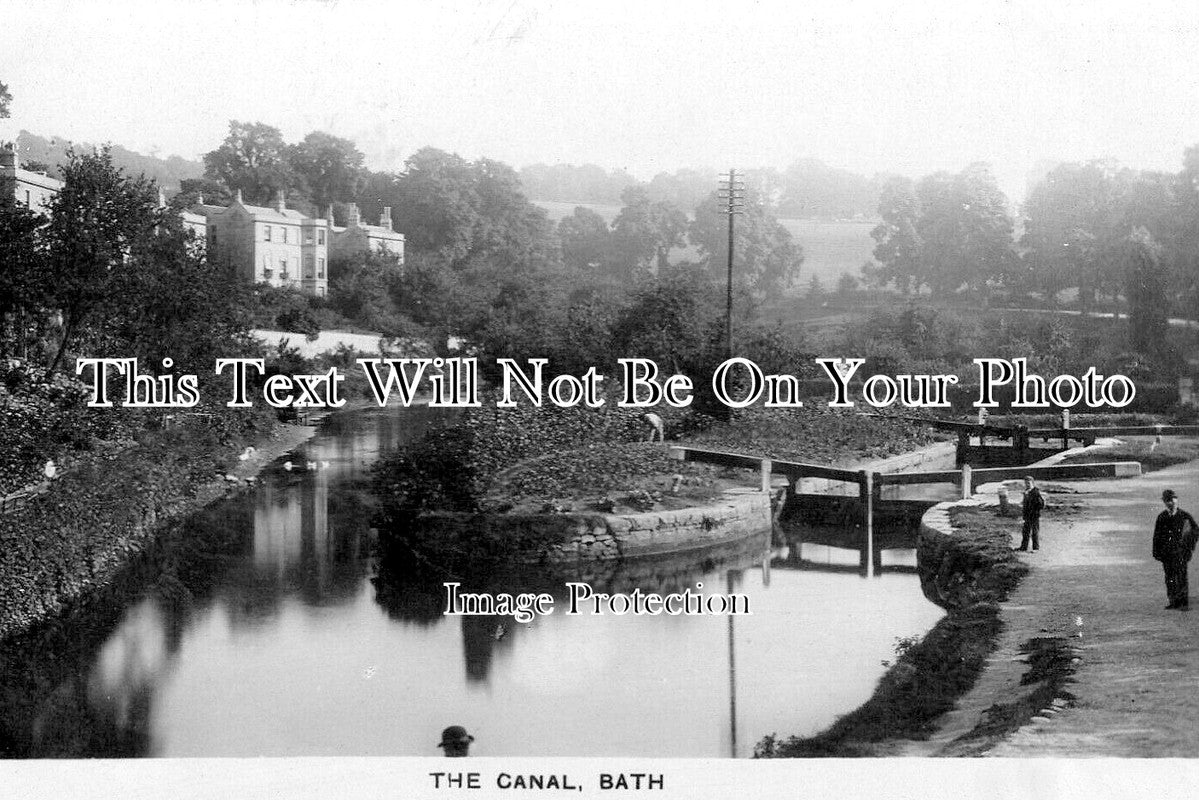 SO 3164 - The Canal, Bath, Somerset c1908