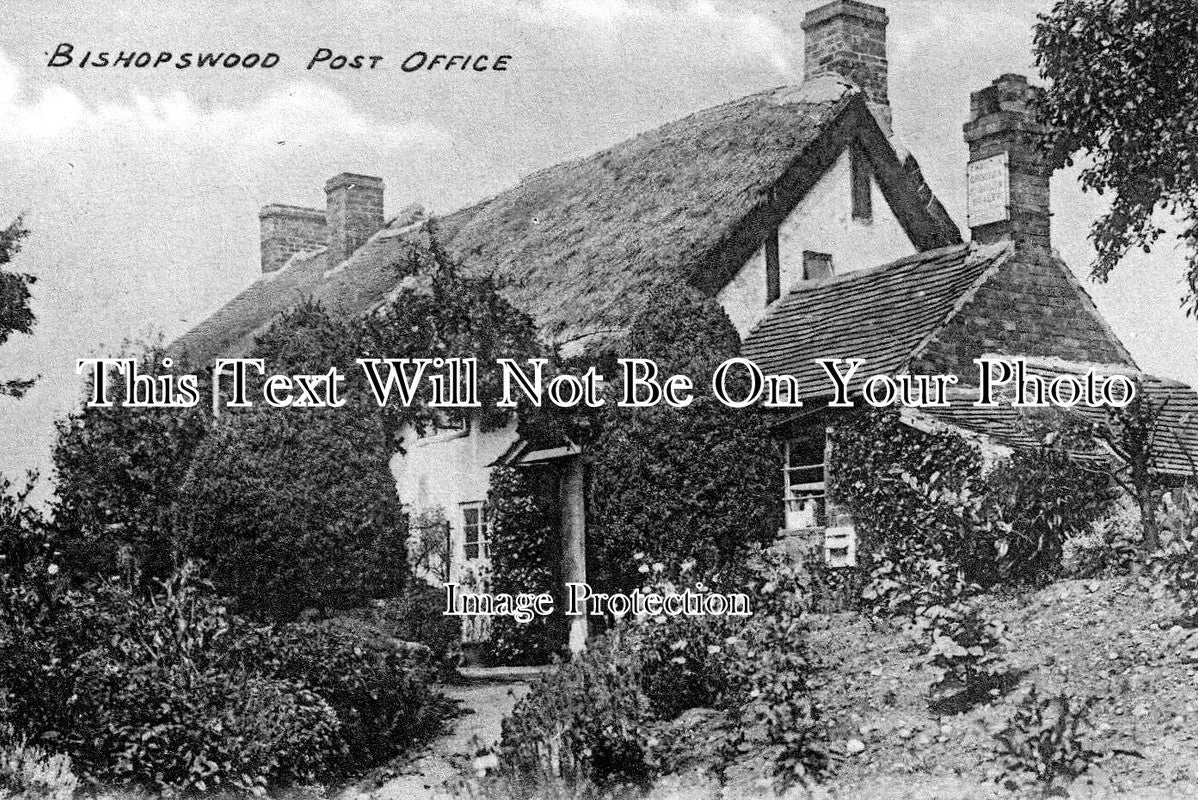 ST 1952 - Bishopwood Post Office, Staffordshire c1911