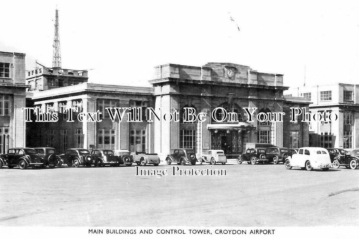 SU 3938 - Control Tower, Croydon Airport, Surrey