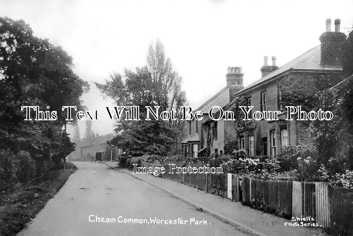 SU 3944 - Cheam Common, Worcester Park, Surrey c1912