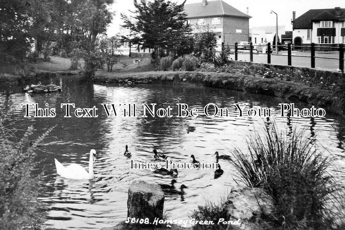 SU 3949 - Hamsey Green Pond, Sanderstead, Surrey c1930