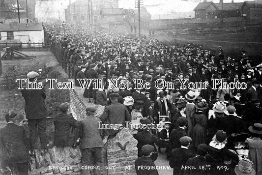 SU 3951 - Coal Mine Strike, Frodingham, Surrey 1909