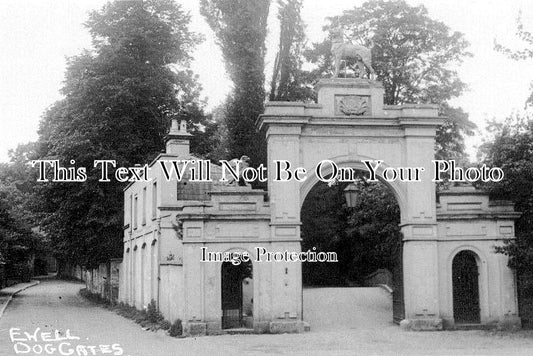 SU 3964 - Dog Gates, Bourne Park, Ewell, Surrey c1920