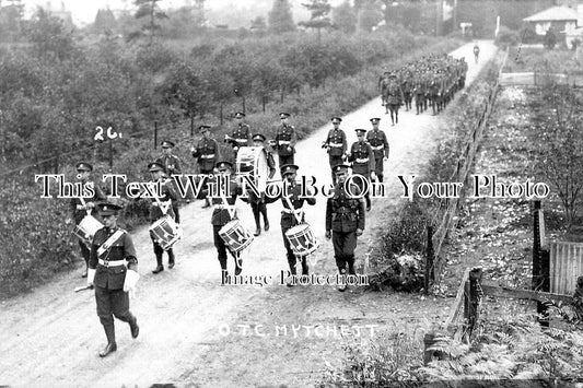 SU 3984 - OTC Mytchett Near Guildford Military March, Surrey WW1