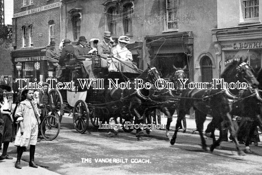 SU 4009 - The Vanderbilt Horse Drawn Coach, Kingston On Thames 1908