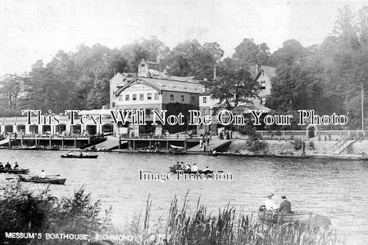 SU 4035 - Messums Boathouse, Richmond, Surrey