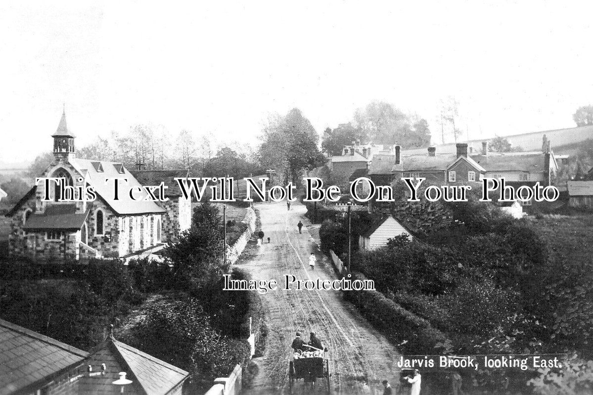 SX 5919 - Jarvis Brook Looking East, Sussex c1912