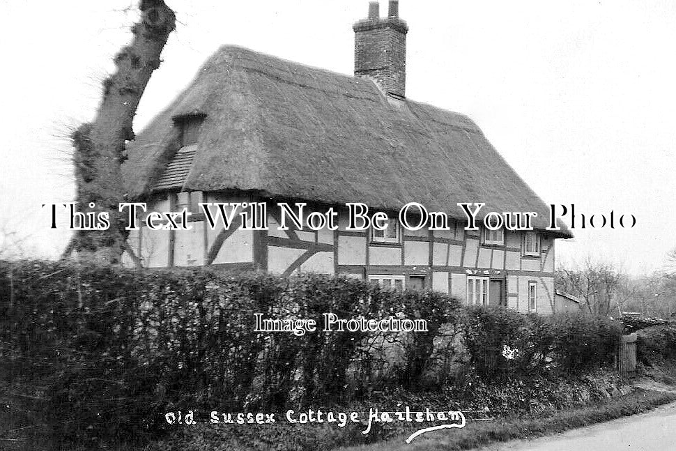 SX 5990 - Old Sussex Cottage, Hailsham, Sussex c1934