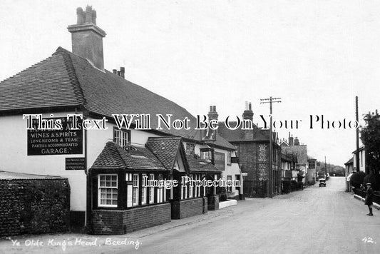 SX 6000 - The Old Kings Head Pub, Beeding, Sussex c1948