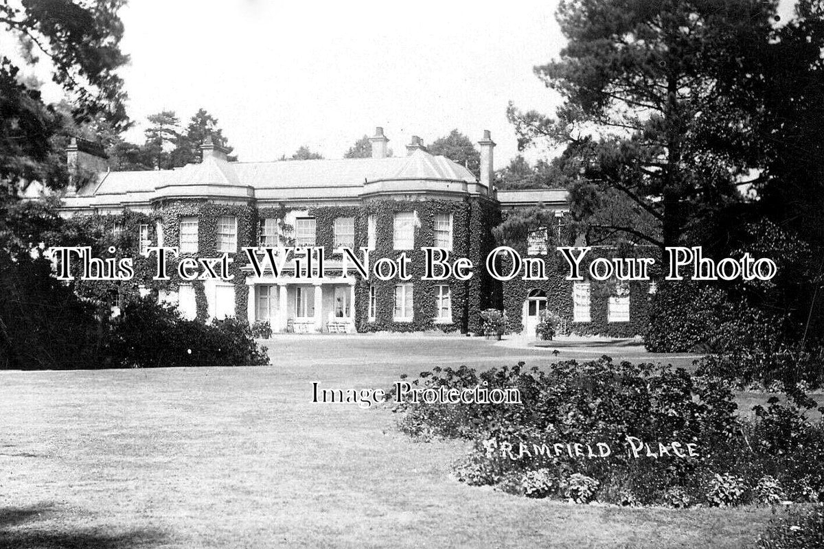SX 6008 - Framfield Place Near Uckfield, Sussex c1914 – JB Archive