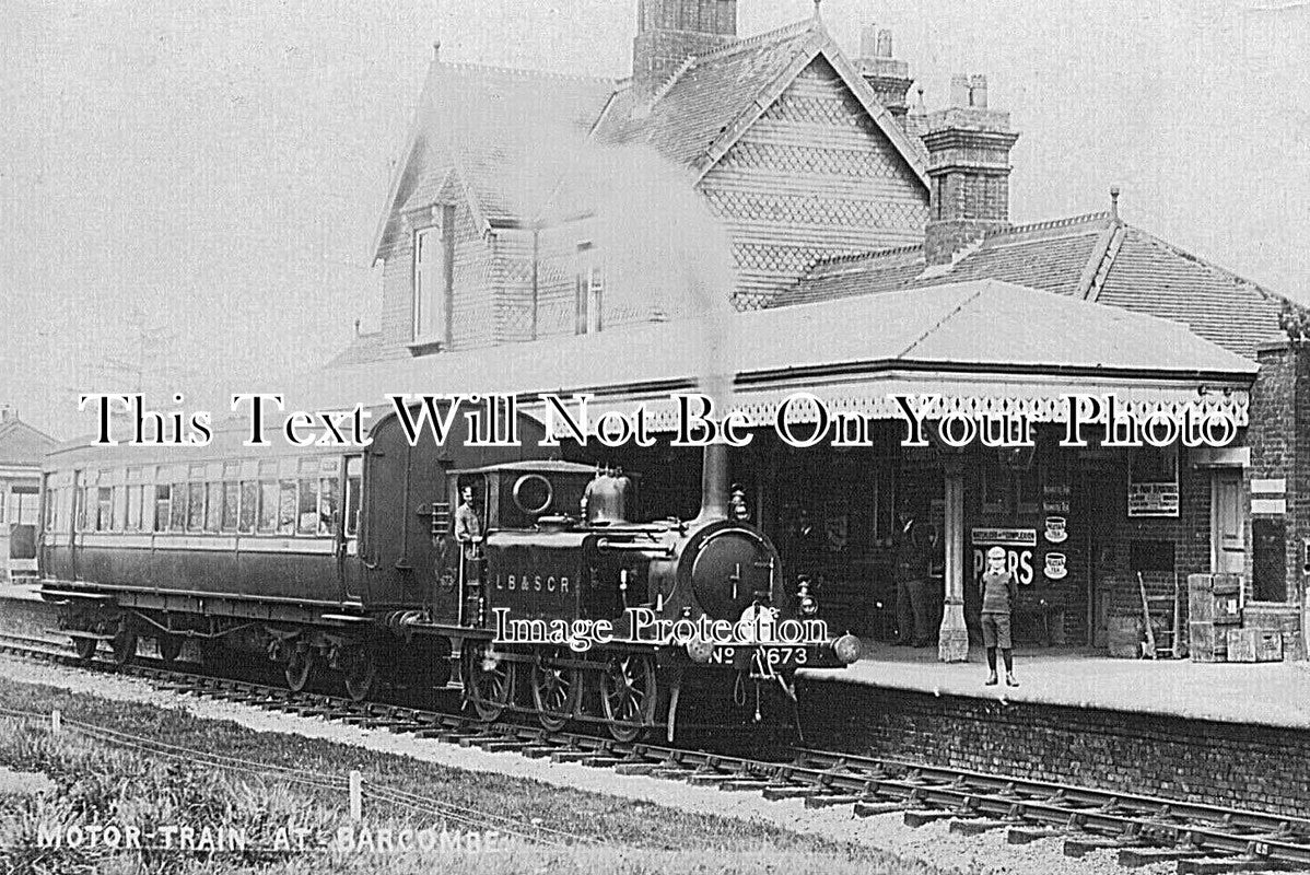 SX 6043 - LB & SCR Steam Loco At Barcombe Railway Station, Sussex