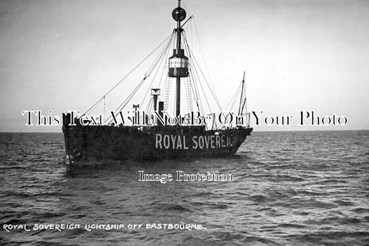 SX 6057 - The Royal Sovereign Lightship Off Eastbourne, Sussex
