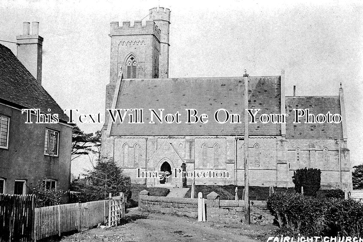 SX 6072 - Fairlight Church Near Hastings, Sussex c1930