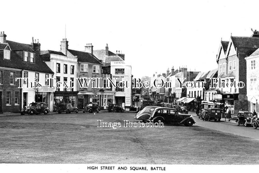 SX 6099 - High Street & Square, Battle, Sussex