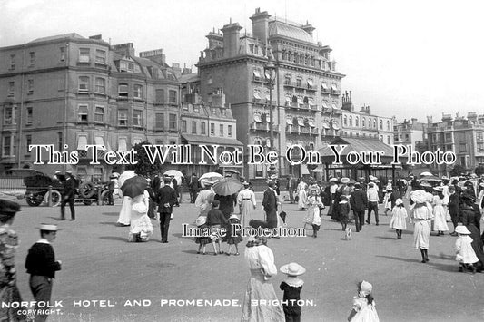 SX 6138 - The Norfolk Hotel & Promenade, Brighton, Sussex