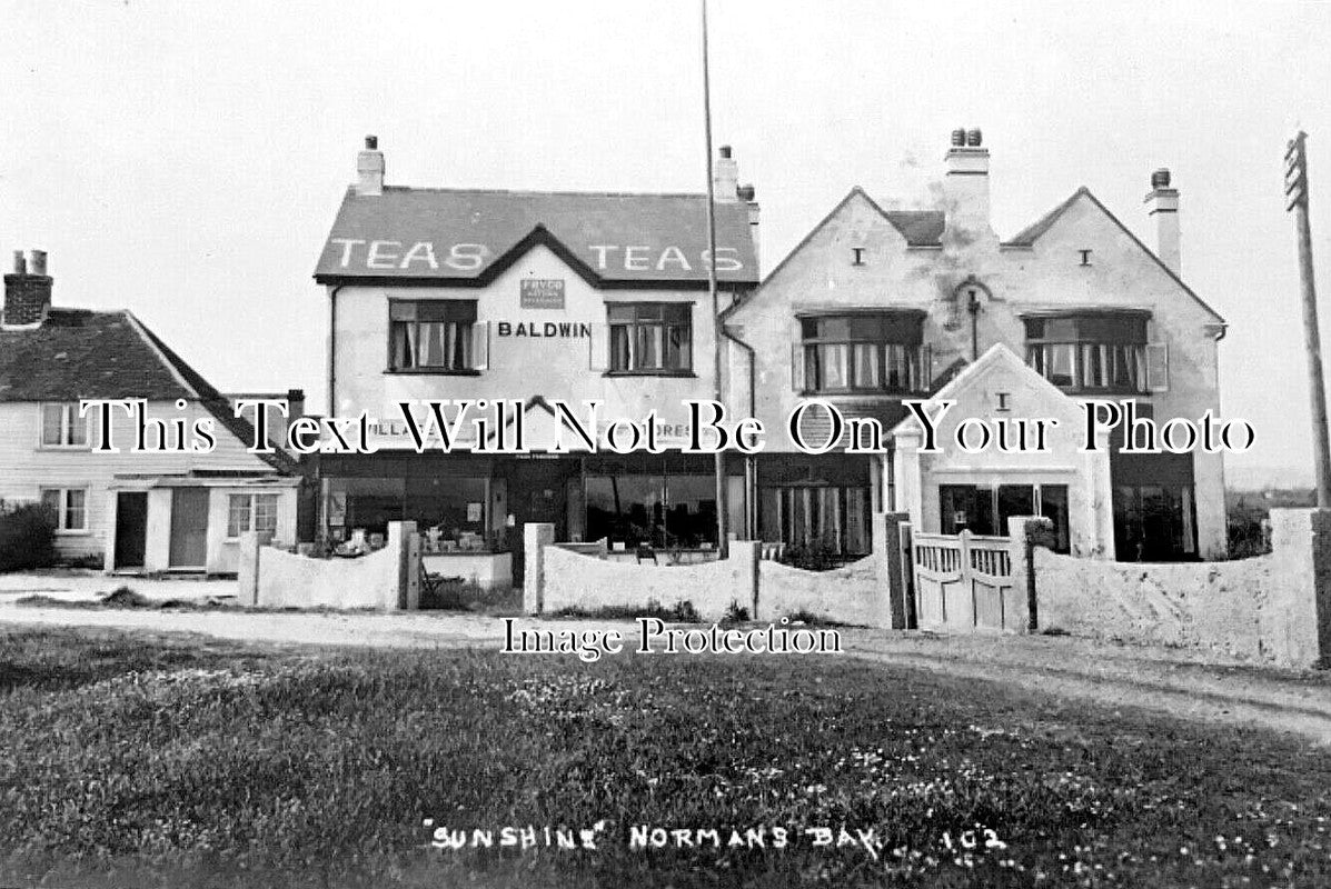 SX 6170 - Sunshine Stores & Tea Room, Normans Bay, Sussex