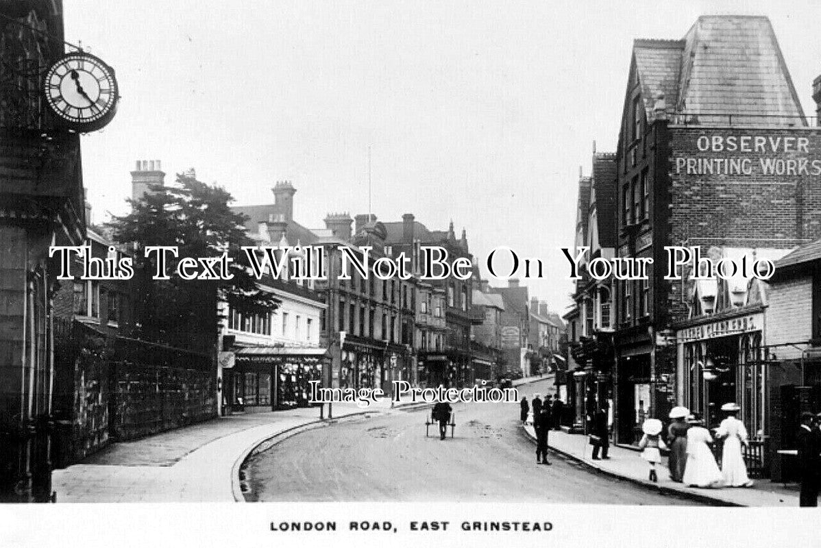 SX 6198 - London Road, East Grinstead, Sussex c1911