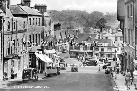 SX 6213 - The High Street, Arundel, Sussex