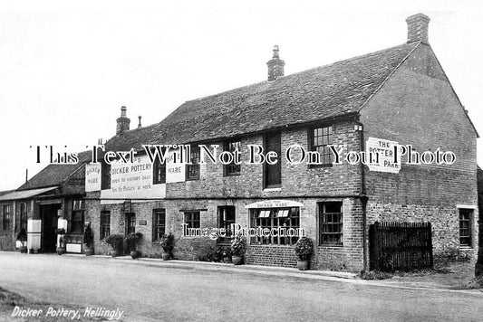 SX 6214 - Dicker Pottery, Hellingly, Sussex