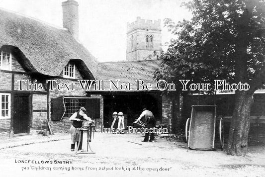 WA 2799 - Longfellows Smithy Blacksmith, Warwickshire c1905