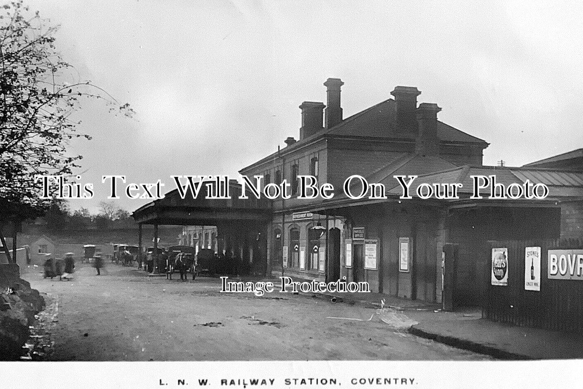 WA 2811 - LNW Coventry Railway Station, Warwickshire c1913